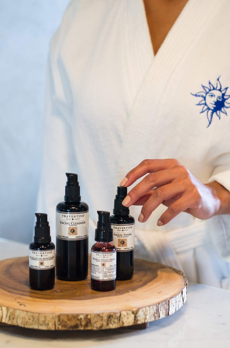 Travertine Spa Facial Cleanser | No Sulfates or Parabens | Vegan | Natural, Botanical Formulation - Image 2