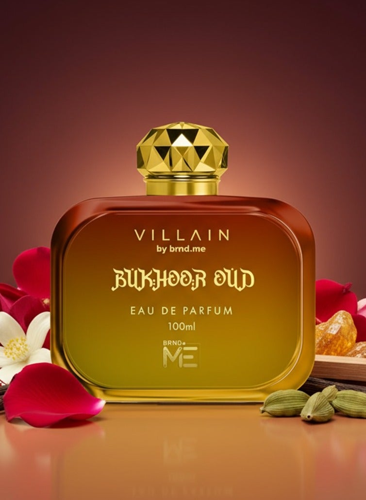 VILLAIN Bukhoor Oud Eau De Parfum for Men 100ml - Image 3