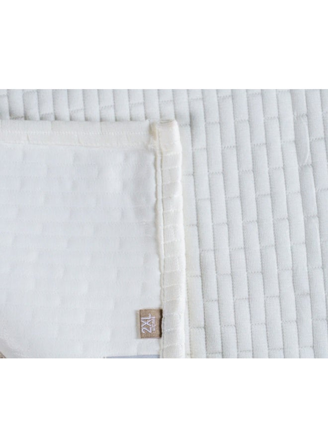 2XL Home Shantel Mattress Protector White 200x200cm  - Image 2