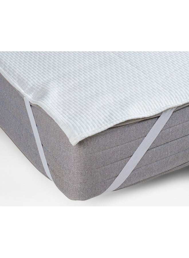 2XL Home Shantel Mattress Protector White 200x200cm  - Image 1