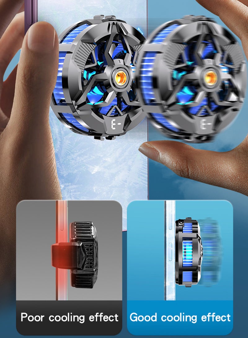 Magnetic Phone Cooler, Cell Phone Cooling Fan Portable Phone Radiator Cooling Fan, Gaming Semiconductor Cooling for Android/iPhone/iPad - Image 4
