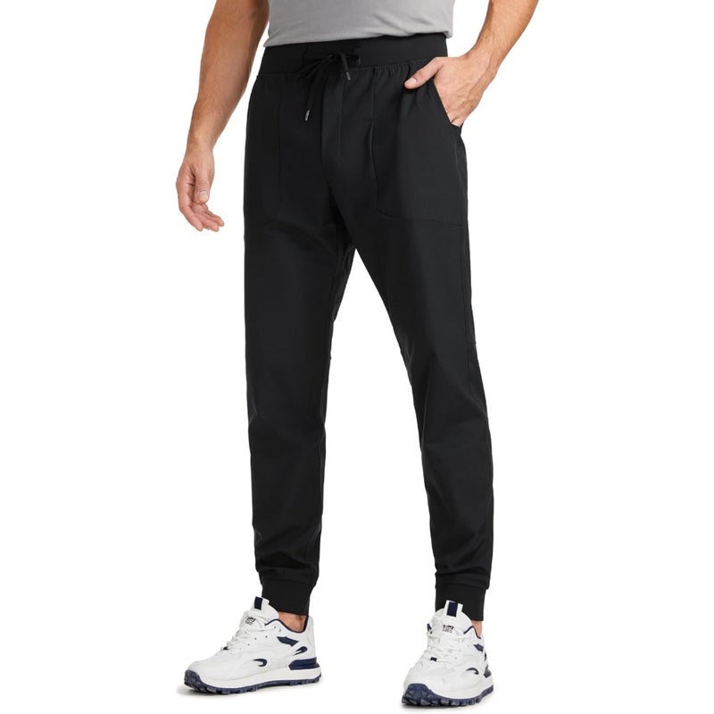 CRZ YOGA All Day Comfy Golf Joggers Pants for Men 30'' Quick Dry Lightweight Stretch Work Casual Joggers with Pockets - Image 1