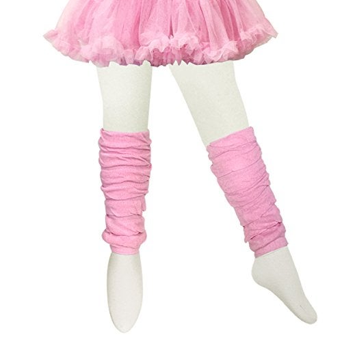 Bowbear New Little Girls 3 Pair Layered Ruffles Leg Warmers, Sea Green, Hot Pink, Purple - Image 5