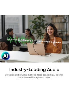 Insta360 Link 2 PTZ Dual Axis Gimbal AI-Powered 4K Webcam with 1/2" Sensor for Increased Detail, Pro Audio, Gesture Control, HDR, AI Tracking, Deskview and Streamer Mode - Built-in Privacy ProtectionLink 2 PTZ Dual Axis Gimbal AI-Powered 4K Webcam with 1/2" Sensor for Increased Detail, Pro Audio, Gesture Control, HDR, AI Tracking, Desk view and Streamer Mode - Built-in Privacy Protection  - Image 5