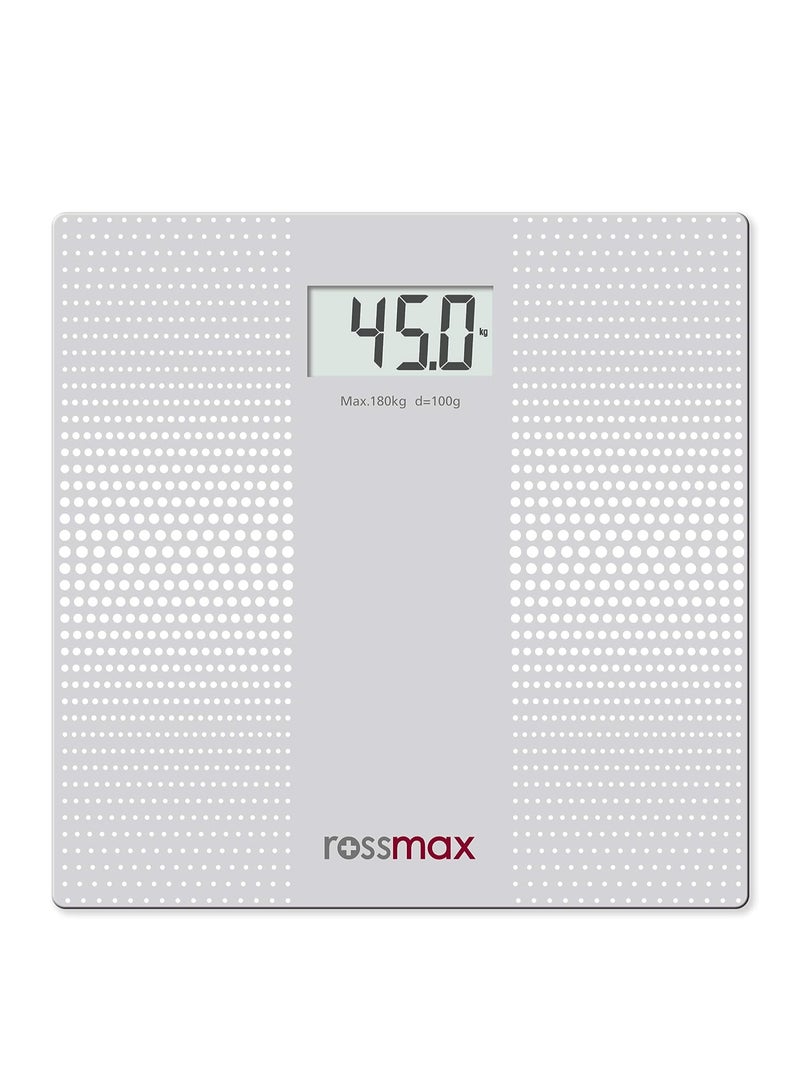 Rossmax WB101 Digital Weighing Scale - Precision Body Weight Measurement, Swiss Design Step-On Technology, LCD Display - Ideal weight machine for home fitness and health monitoring - Image 1