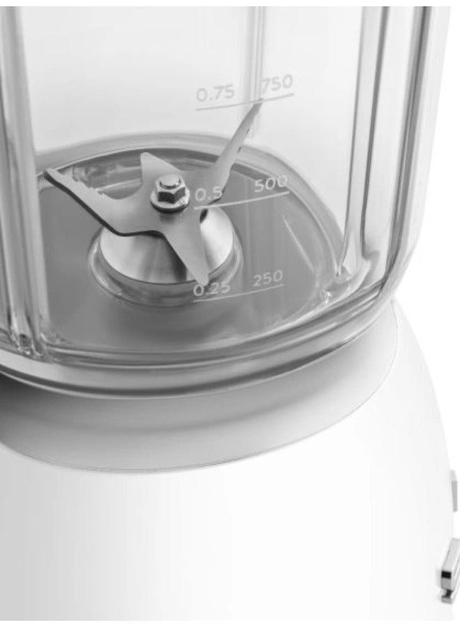 سميج خلاط جوج 50's بتصميم ريترو مع شفرات من الفولاذ المقاوم للصدأ، 4 إعدادات سرعة و 3 برامج مسبقة، ضمان لمدة سنة - Image 3