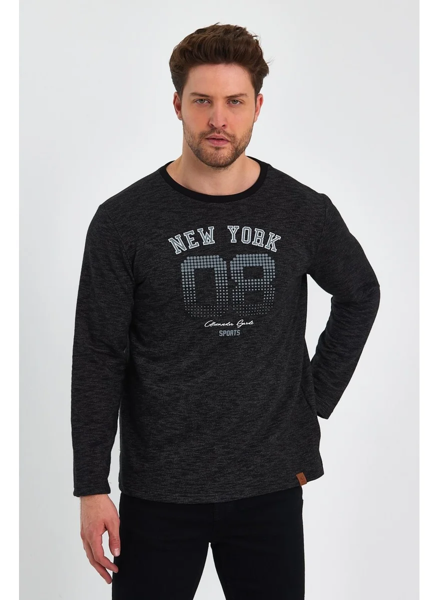 Alexander Gardi Printed Side Slit Sweatshirt (E23-75101)