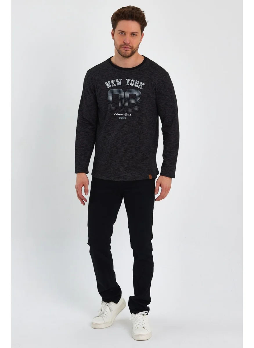 Alexander Gardi Printed Side Slit Sweatshirt (E23-75101)
