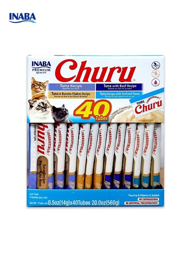 INABA سمك التونة تشورو - 40 أنبوبًا  - Image 1