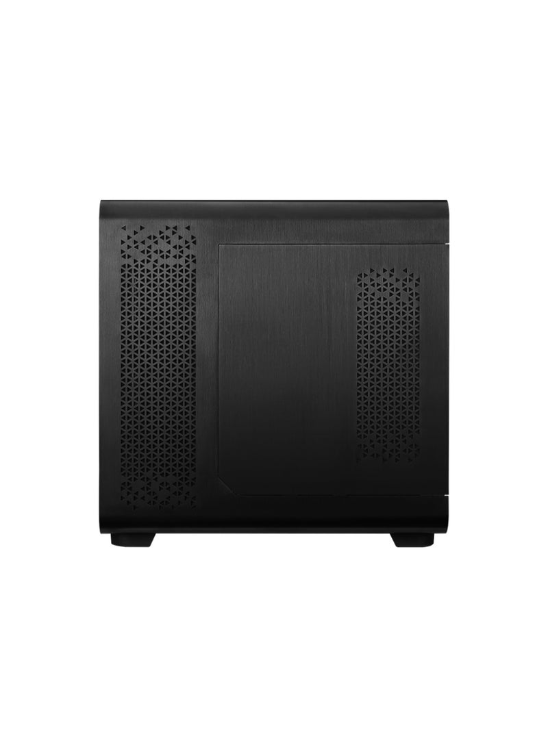 MSI MEG MAESTRO 700L PZ Mid-Tower PC Case, Premium 2.5mm Anodized Aluminum & 270° Tempered Glass, Vertical GPU Bracket & PCIe 4.0 Riser Cable Included, Dual 360mm Radiator & 10x Fan Support, USB 3.2 Gen2x2 Type-C, Tool-Free Panels, Project Zero Back-Connect Compatible, Black | 306-7G25L21-W57 - Image 3