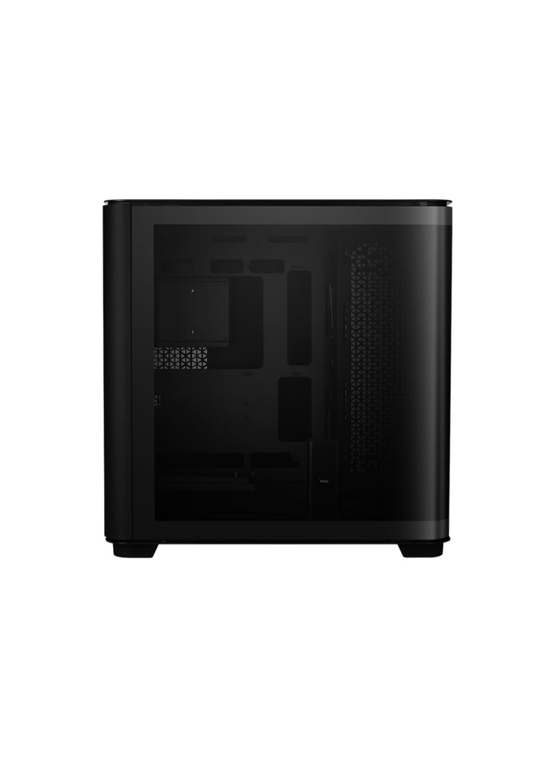 MSI MEG MAESTRO 700L PZ Mid-Tower PC Case, Premium 2.5mm Anodized Aluminum & 270° Tempered Glass, Vertical GPU Bracket & PCIe 4.0 Riser Cable Included, Dual 360mm Radiator & 10x Fan Support, USB 3.2 Gen2x2 Type-C, Tool-Free Panels, Project Zero Back-Connect Compatible, Black | 306-7G25L21-W57 - Image 2