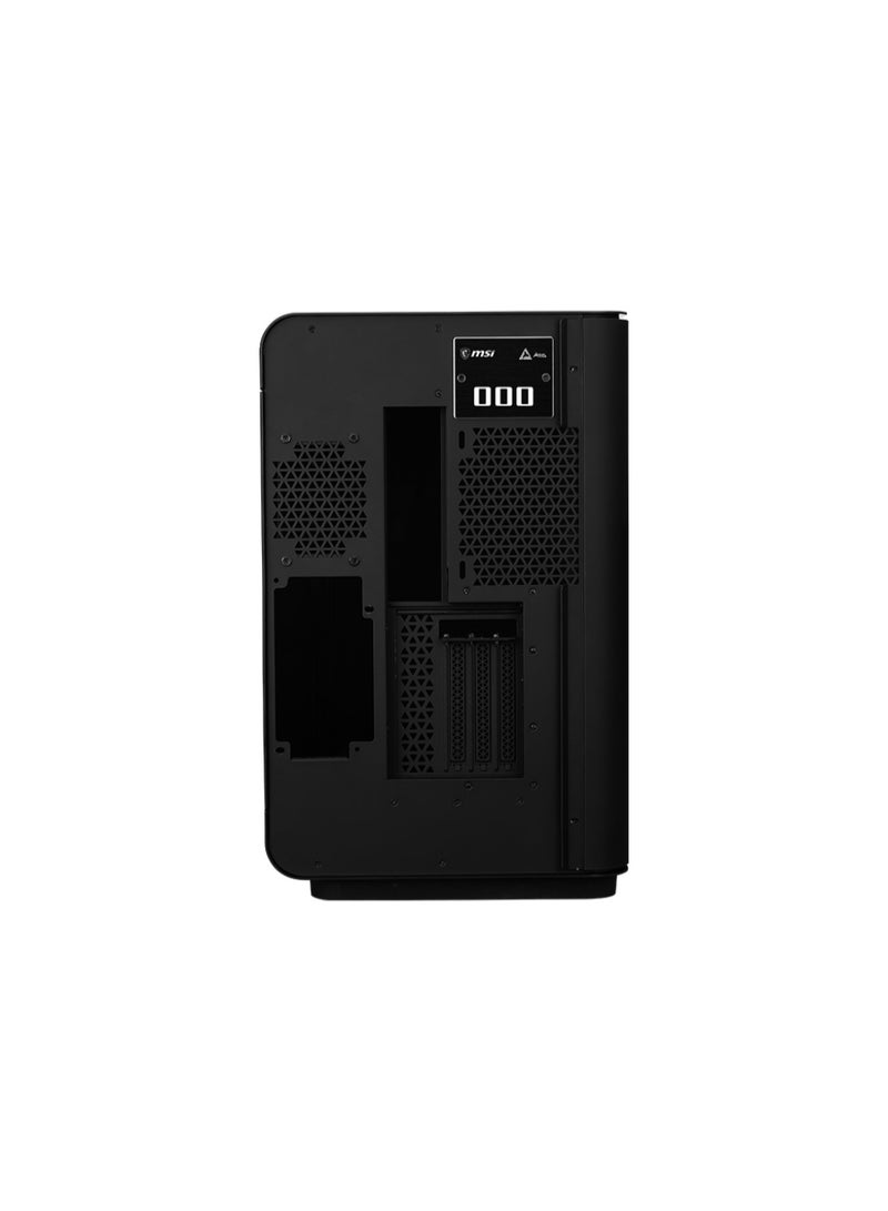 MSI MEG MAESTRO 700L PZ Mid-Tower PC Case, Premium 2.5mm Anodized Aluminum & 270° Tempered Glass, Vertical GPU Bracket & PCIe 4.0 Riser Cable Included, Dual 360mm Radiator & 10x Fan Support, USB 3.2 Gen2x2 Type-C, Tool-Free Panels, Project Zero Back-Connect Compatible, Black | 306-7G25L21-W57 - Image 5