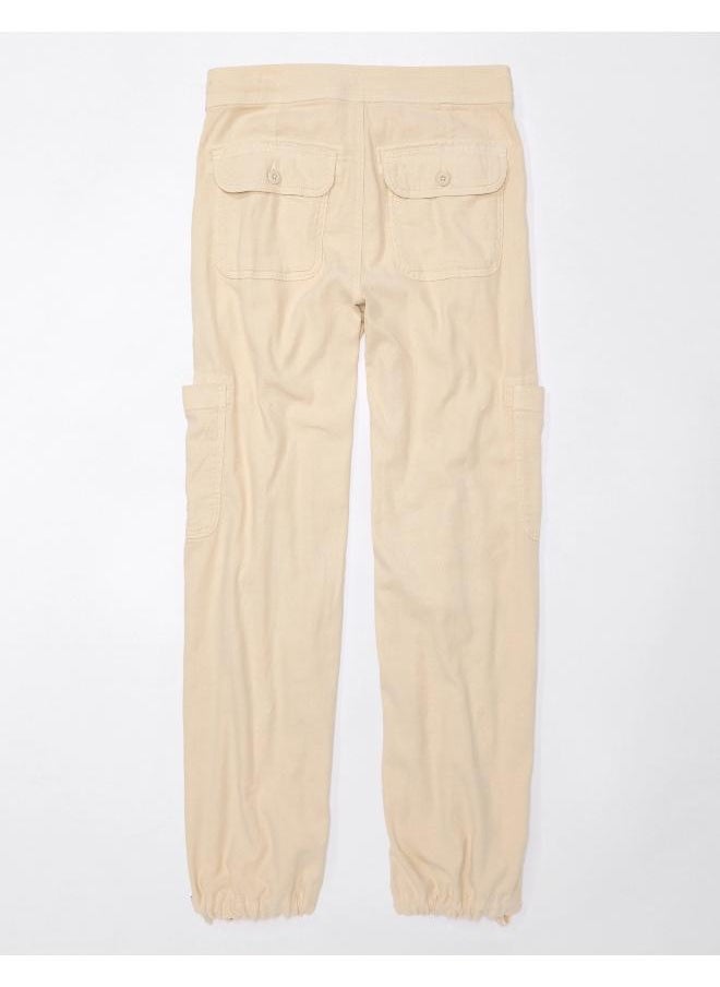 American Eagle - AE Dreamy Drape Linen-Blend Baggy Wide-Leg Cargo Pant - Image 1