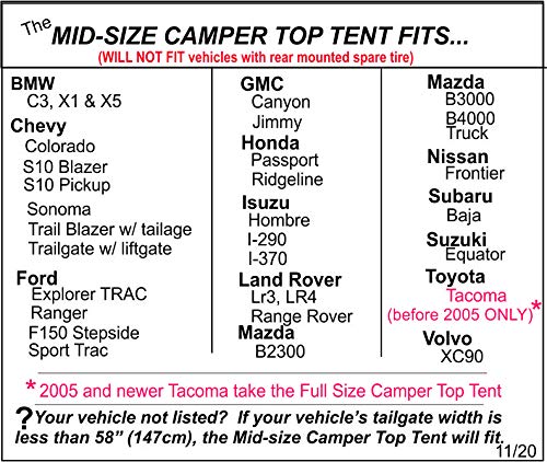 DAC Mid - Size Truck Tent by Dac Inc.-Vehicle Tents - Image 5