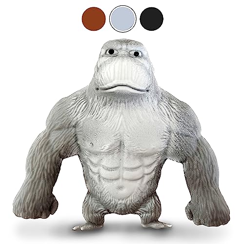 ZTATU Stretchy Monkey World Toy Squishy Monkey Squishies (1-Pack) Splat Monkey Gorilla Toy Stretch Monkey Squishy Toys Stress Relief Toy Autism Sensory Toys for Autistic Children Party Favors (Grey) - Image 1