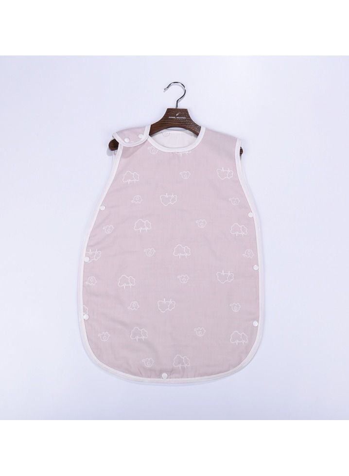 Loquat Suitable For Baby Anti Startle Cotton Wrap Sleeping Print Vest Bag