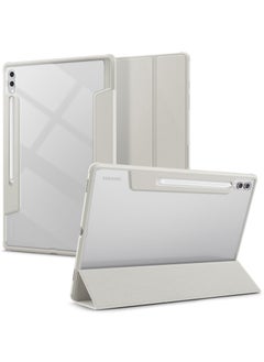 Spigen Ultra Hybrid Pro Samsung Galaxy Tab S10 Ultra Case (2024) / Galaxy Tab S9 Ultra (2023) / Galaxy S8 Ultra Cover (2022) 14.6 inch Transparent Clear Back with S Pen Holder - Gray  - Image 1