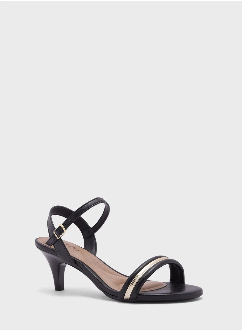 بيرا ريو Rose Multi Strap Mid Heel Sandals