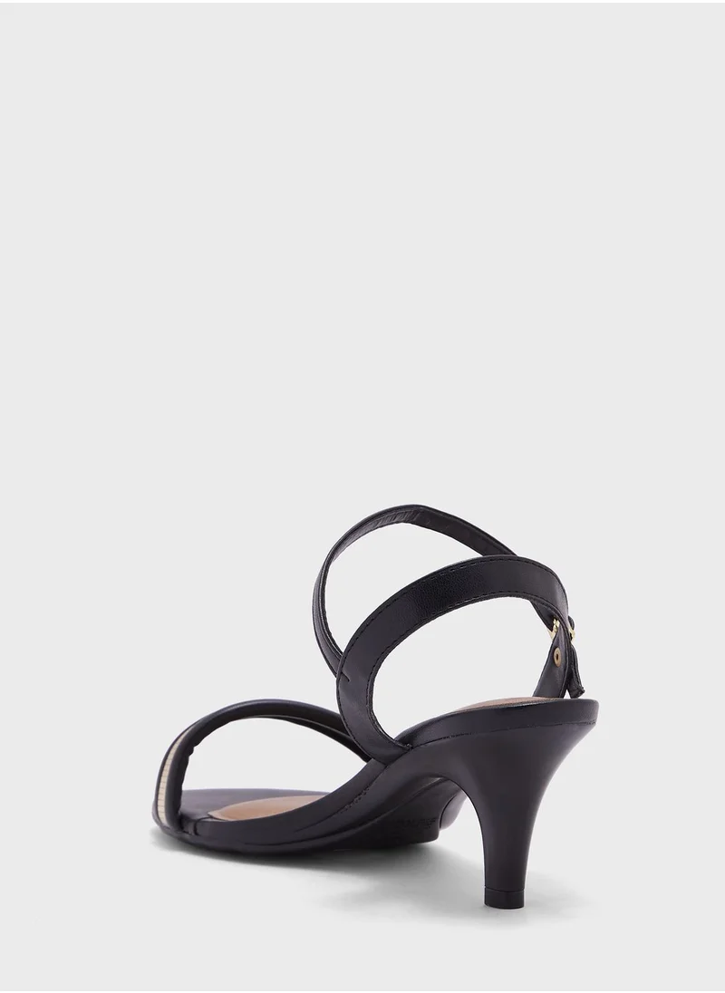 بيرا ريو Rose Multi Strap Mid Heel Sandals
