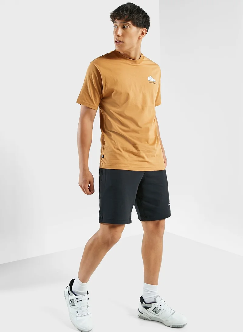 New Balance Qt 550 Embroidered Graphic T-Shirt