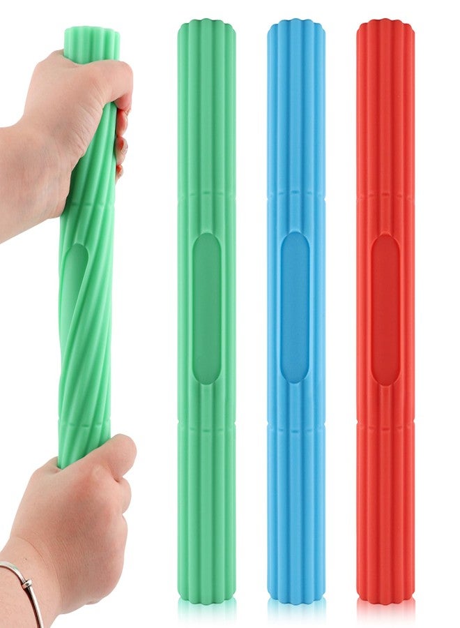 HOUSEEN Flex Bar for Tennis & Golfers Elbow Therapy - 3 Resistance Levels, Relieve Tendonitis, Wrist & Forearm Pain, Improve Grip Strength | 3-Pack Physical Therapy Bar for Athletes, Rehab & Home Use - Image 1