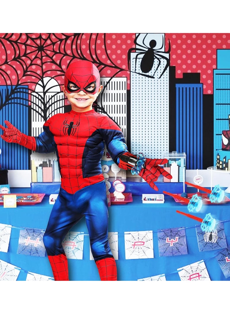 Spiderman Gloves Compatible with 2 Pieces Net Launcher Gloves Spiderman Launcher Gloves, Spiderman Shooter Kids Cosplay Glove Launcher Wrist Toy Set Costume Props 1 Set Sucker Darts  - Image 4