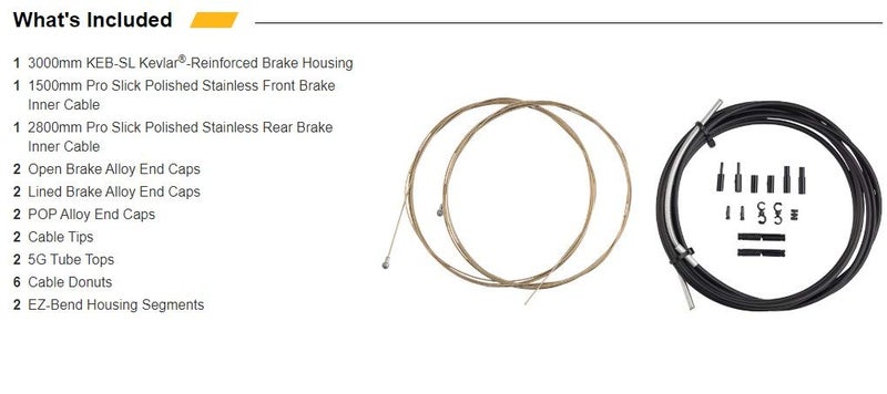 Jagwire PCK208 Pro Road Brake Cable Kit, Bianchi Celeste, Shimano/SRAM - Image 4