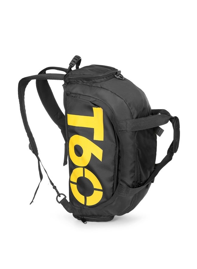 Double Shoulder Strap Unisex Gym Bag Dry-wet Separation Large Capacity Portable Durable Duffel Bag With Shoes Pocket Waterproof Travel Backpack For Fitness Yoga Sport - Image 1