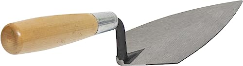MARSHALLTOWN Pointing Trowel, 6 x 2 3/4 Inch Inch Blade, Philadelphia Pattern, Single Piece High Carbon Steel, Wooden Handle, Repair Mortar Joints, Masonry, Made in the USA, 45 6 - Image 2