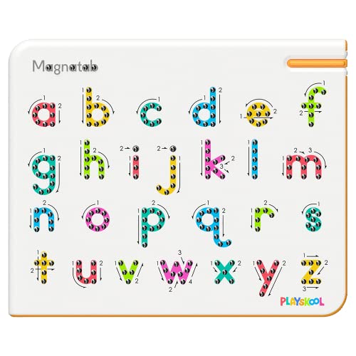 Playskool Magnatab a to z Lowercase Magnetic Board Toy Letter Tracing for Toddlers Learning and Sensory Drawing for Kids Ages 3 and Up - Image 1