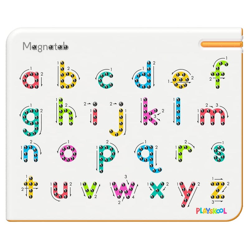 Playskool Magnatab a to z Lowercase Magnetic Board Toy Letter Tracing for Toddlers Learning and Sensory Drawing for Kids Ages 3 and Up - Image 2