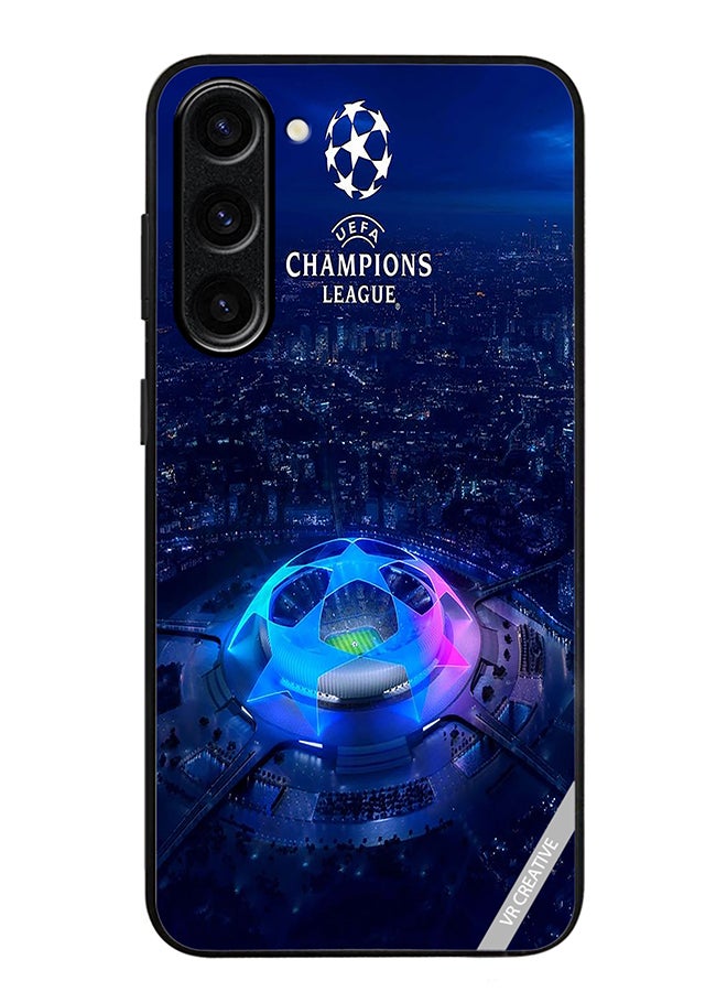 VR CREATIVE Protective Case Cover For Samsung Galaxy S24 Plus Uefa Champion League Design Multicolour - Image 1