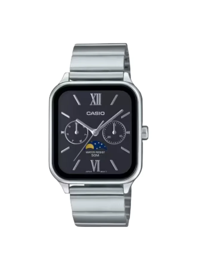CASIO Men's Stainless Steel Analog Watch MTP-M305D-1A2VDF - 34 mm