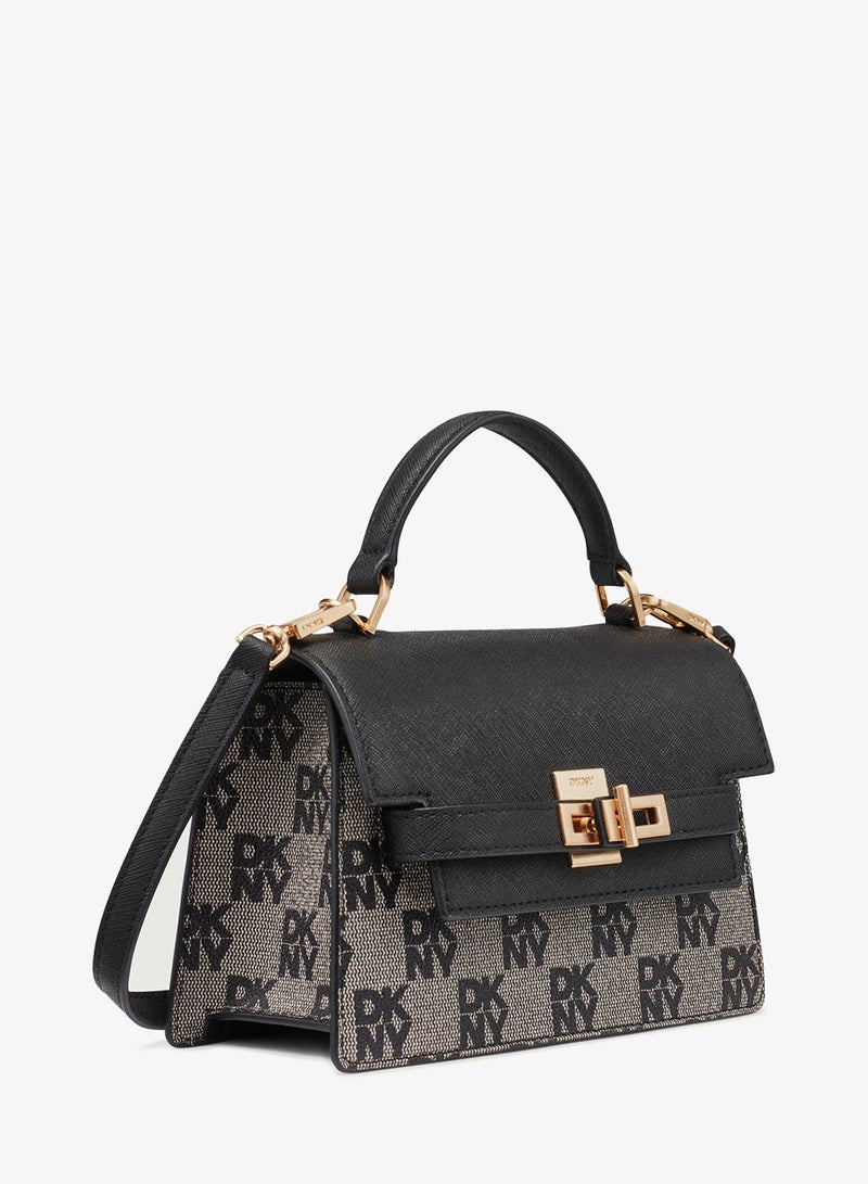 دكني حقيبة مارشا بشعار ومقبض علوي - Image 3