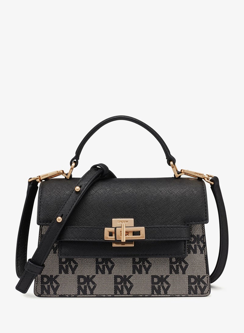 دكني حقيبة مارشا بشعار ومقبض علوي - Image 1