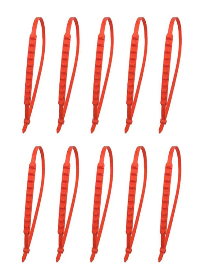 NIBEMINENT 10-Piece Universal Car Anti-Skid Snow Chain Set 