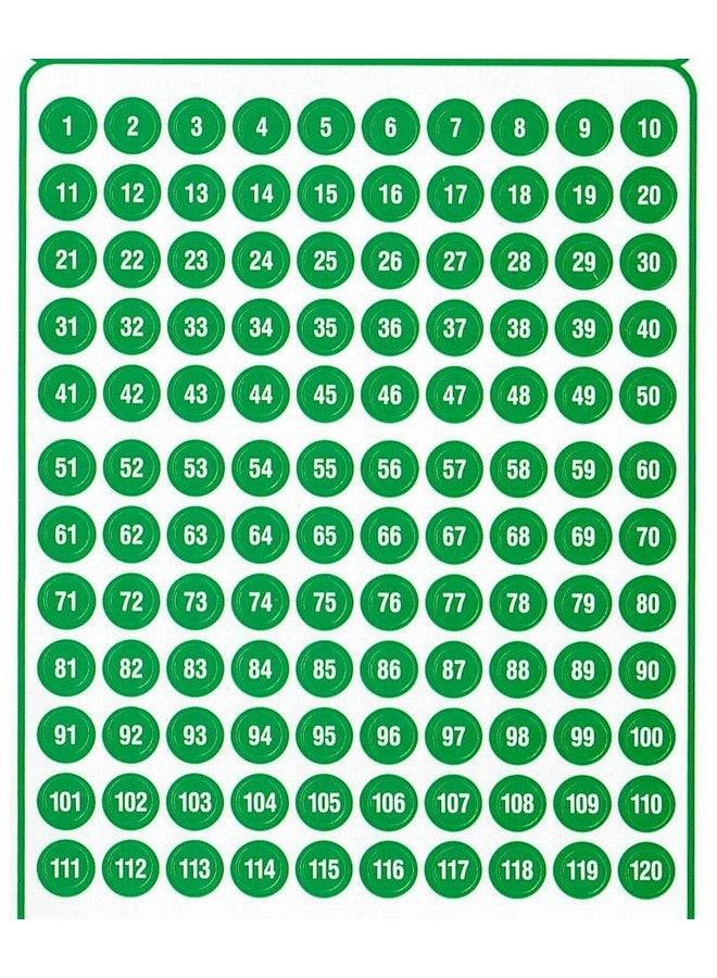 تاج-أه-روم نقاط ملصقات مرقمة ملونة، 960 قطعة - Image 4