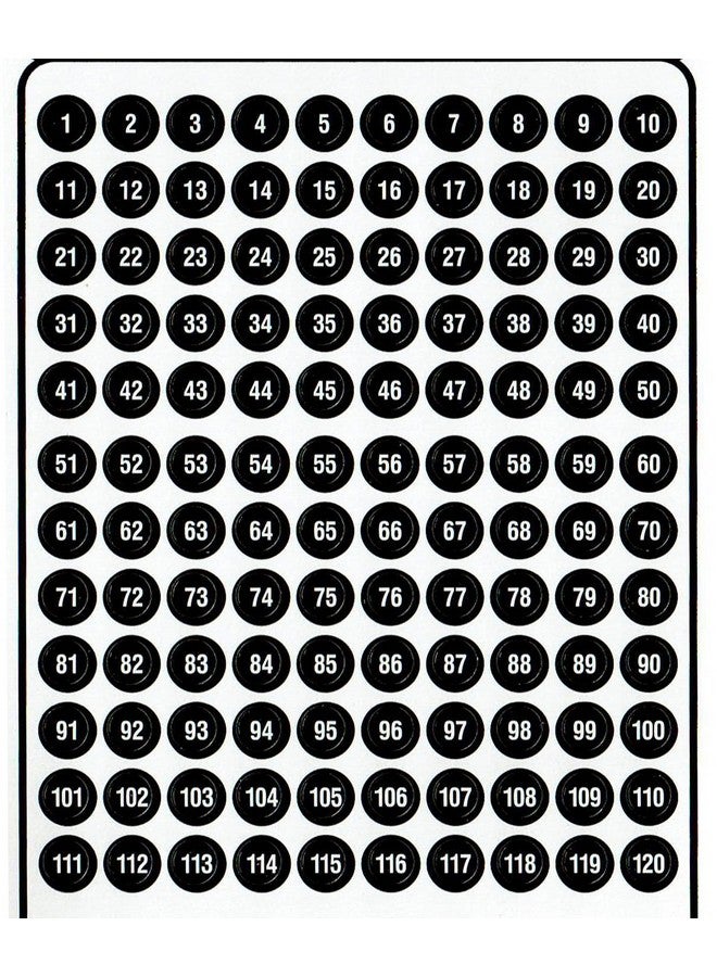 تاج-أه-روم نقاط ملصقات مرقمة ملونة، 960 قطعة - Image 2