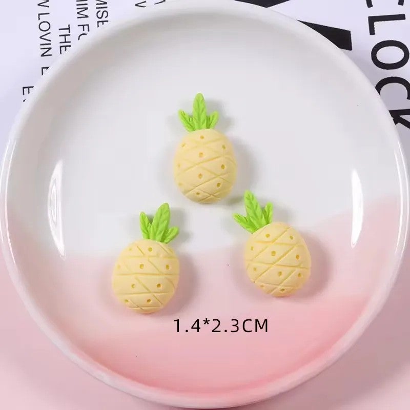 Bluejw Craft Lovely Flatback Miniature Resin Cabochons, Artificial Fruit Vegetables for Souvenir Embellishments, DIY Crafts - Image 5