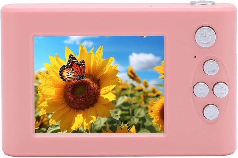 FILFEEL 48MP Retro Digital Camera 8X Zoom Anti Shake Auto Focus 2.4 Inch Screen Roseate - Image 3