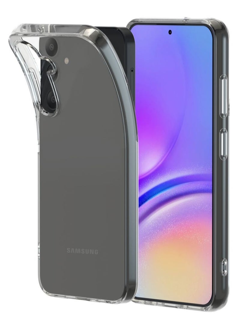 Case Compatible with Samsung Galaxy A35 5G Case Crystal Clear Soft TPU Gel Case Flexible Silicone Anti-Scratch Camera Protection Transparent TPU Cover - Clear - Image 1