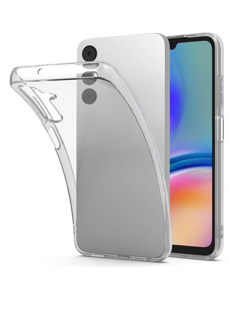 Case Compatible with Samsung Galaxy A35 5G Case Crystal Clear Soft TPU Gel Case Flexible Silicone Anti-Scratch Camera Protection Transparent TPU Cover - Clear - Image 2