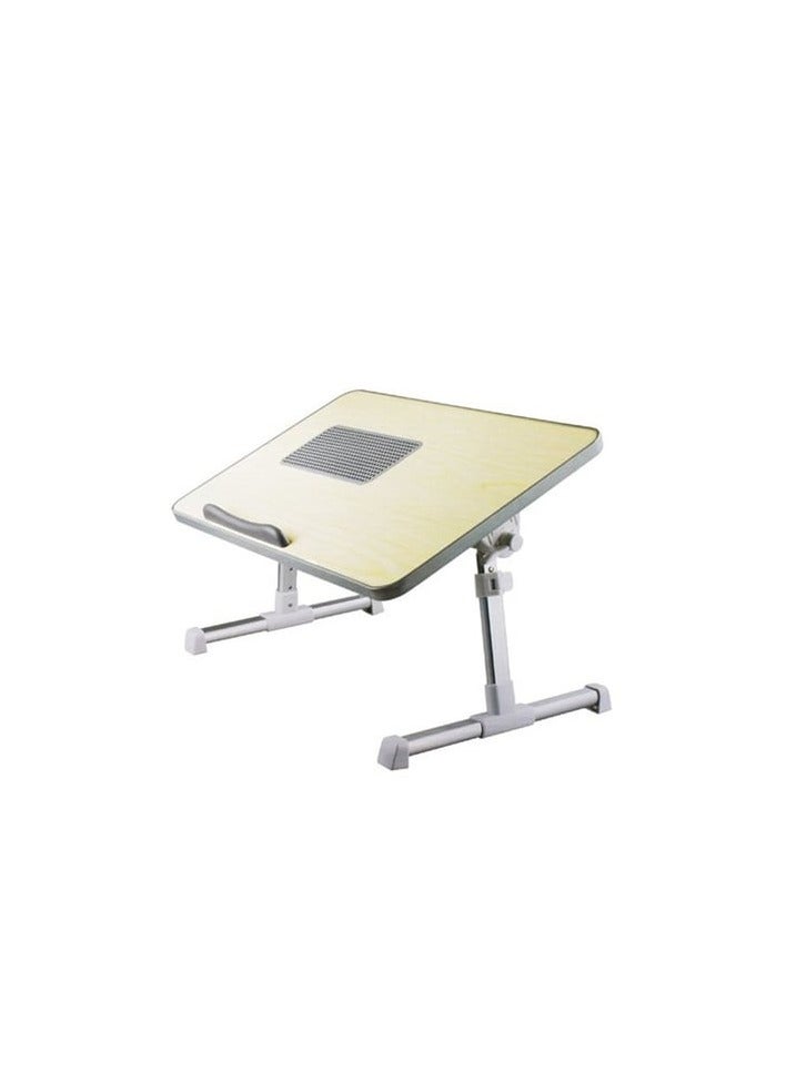 NNEWVANTE Laptop Stand Table Height And Angle Adjustable Desk Folding Table For Writing In Bed, Sofa And Couch With Anti Slip Pad, Perfect For Bed And Sofa Study, Grey  - Image 1