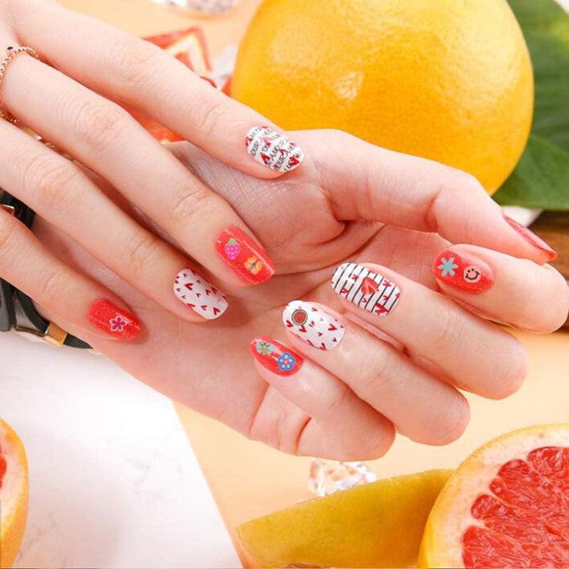 CCINEE Nail Art Slices,3D Assorted Fimo Slices Fruit Animal Flower Polymer Clay Slices for Slime Craft,4500PCS,1/5 Inche - Image 5