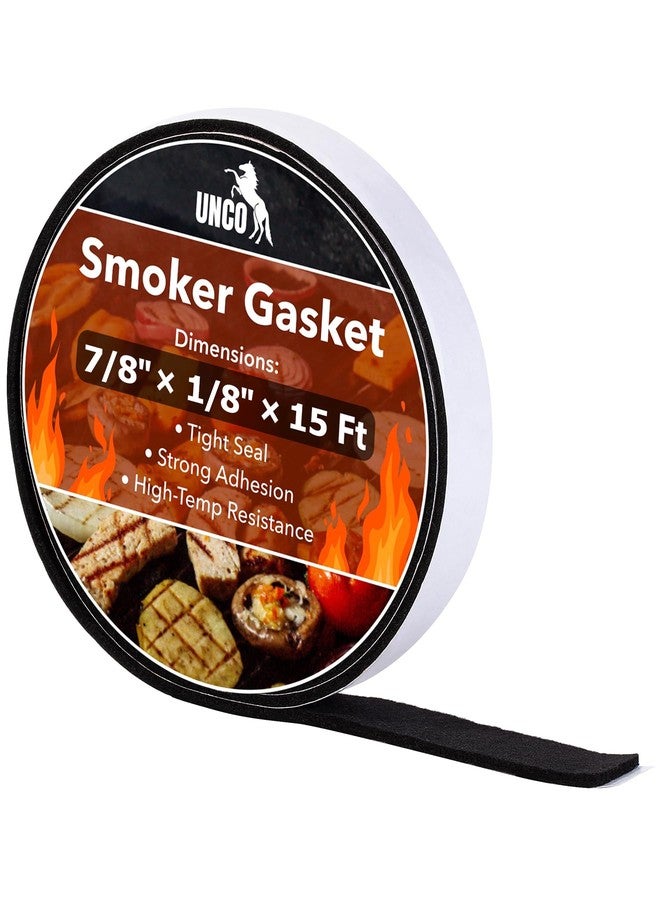 UNCO- Smoker Gasket, 7/8" x 1/8" x 15 foot, Pack of 1 - Image 1