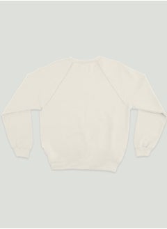 LUAY LUAY Unisex 100% Bamboo based Ultra-Soft fabric SweatShirt with Beer Print_Off White  - Image 3