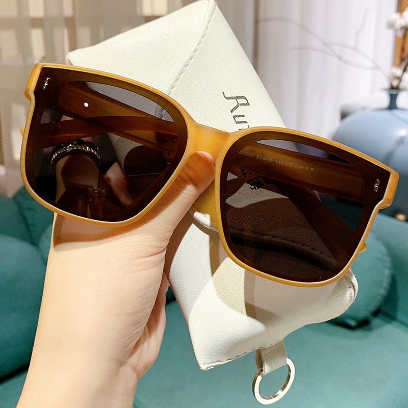 Generic Glasses Myopia Sunglasses Mens Driving Drivers Special Summer Sunscreen Polarized Sunglasses Womens Advanced Sense Glasses Clip Orange