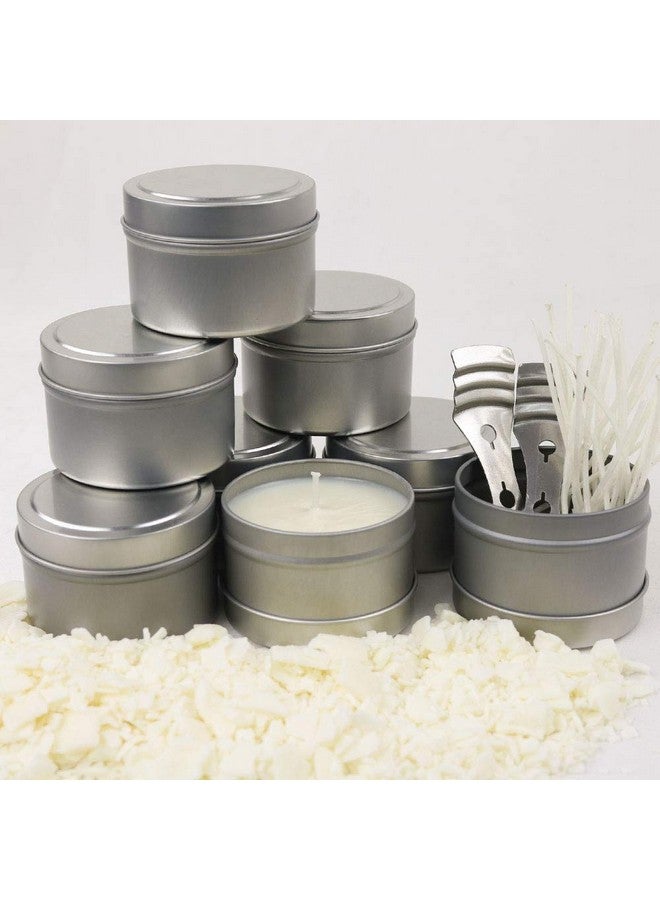 EricX Light Candle Tin 24 Piece, 4 oz, for Candle Making - Image 4