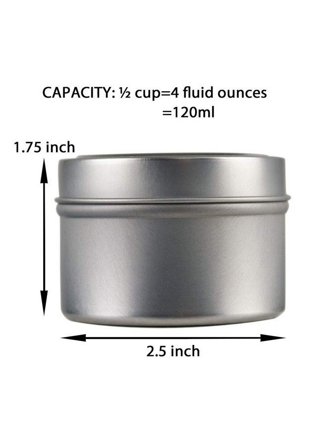 EricX Light Candle Tin 24 Piece, 4 oz, for Candle Making - Image 3