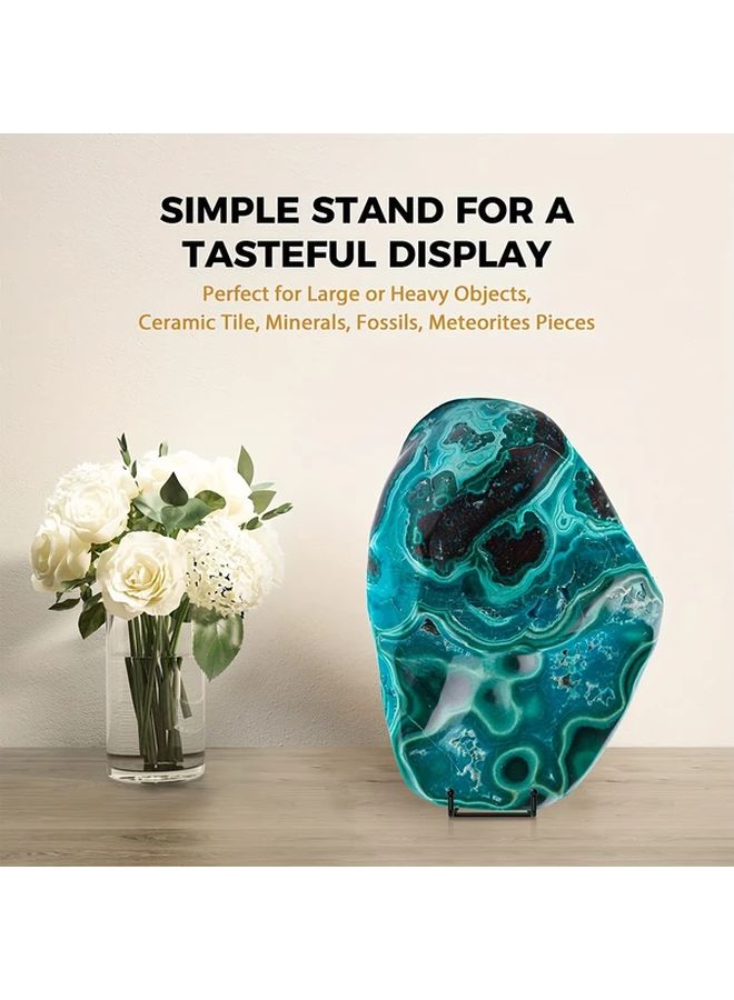 Black Iron Display Stand Art Deco Easel For Medals Plaques Photos Tablets Phones - Image 4